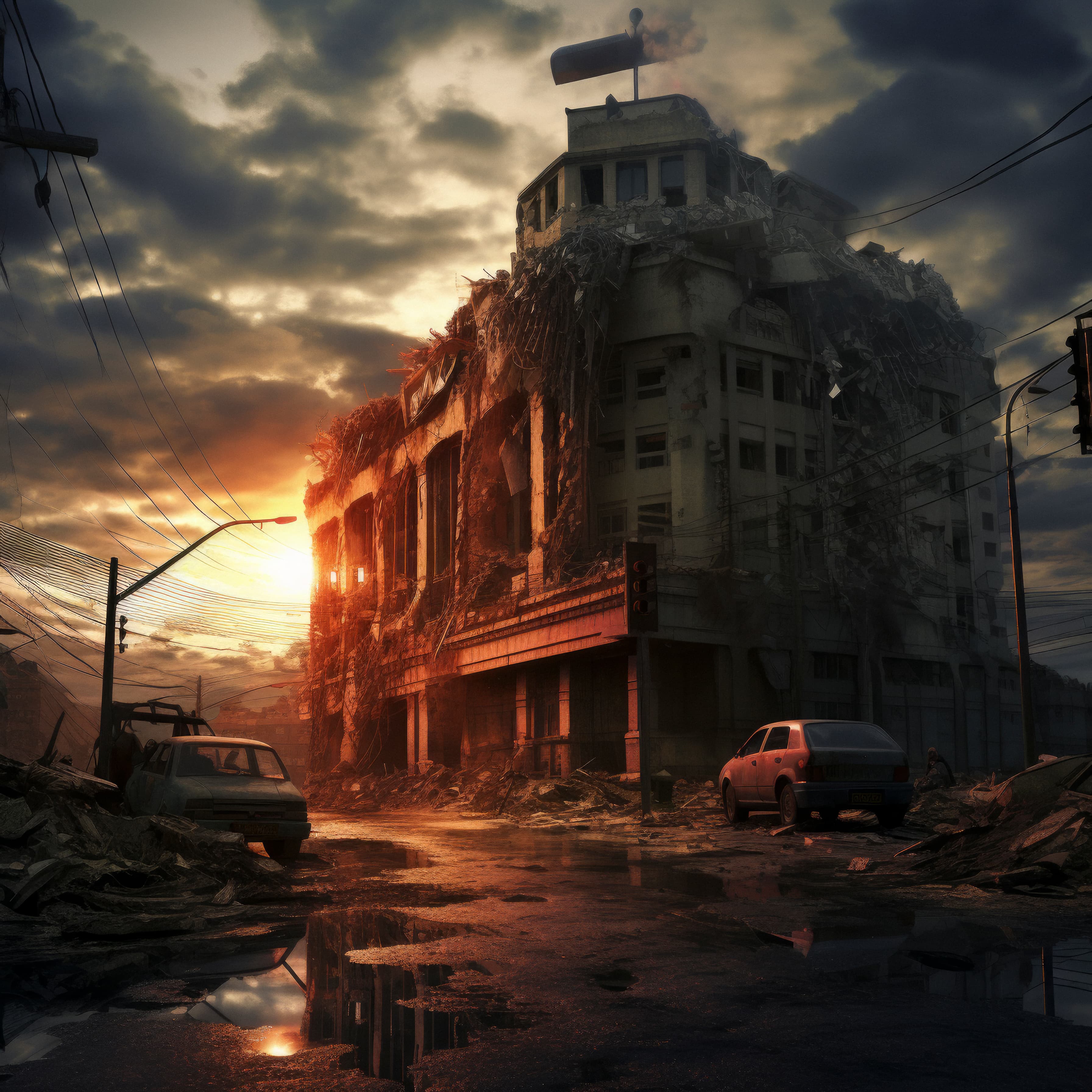 AI-generated atmospheric retail environment