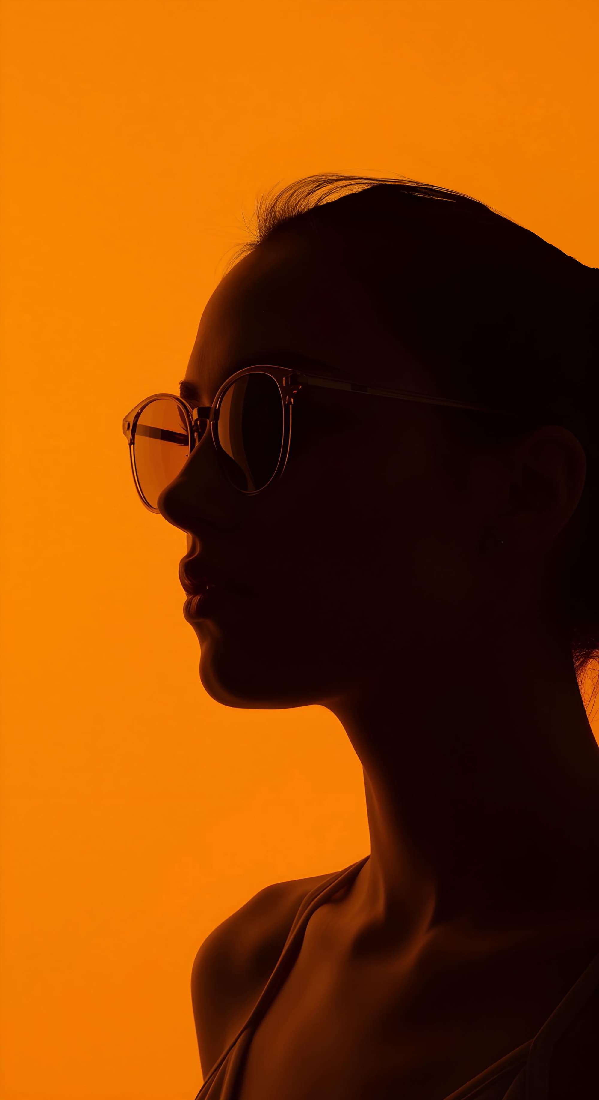 AI-generated silhouette portrait used in Twelve AI call to action